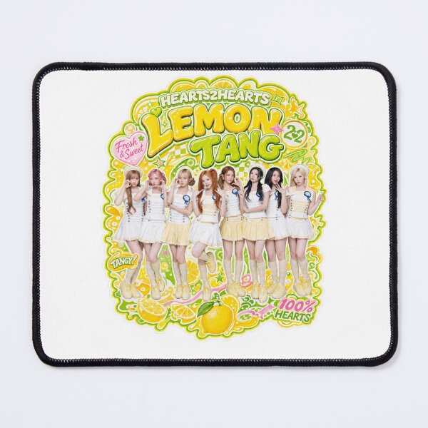 Item preview, Hearts2Hearts Lemon Tang red backdrop live stage performance design designed and sold by Valereekmerch.