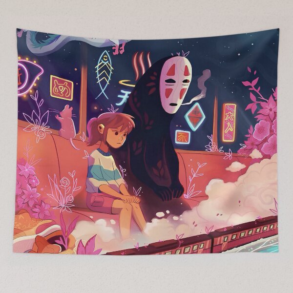 Item preview, Cute girl [[chihiros]] no -%[ghiblis]%- faces train aways  designed and sold by Wdanti.
