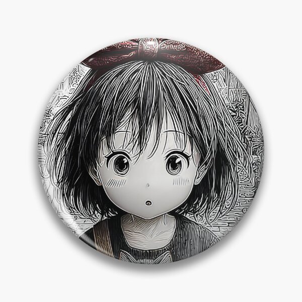 Item preview, Cute kawaii art girl [[kiki's]] -%[ghiblis]%- cat aways on street designed and sold by Wdanti.