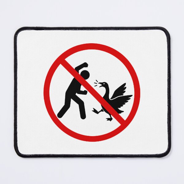 Item preview, Funny No Fighting Geese Sign designed and sold by MonkiFlipp.