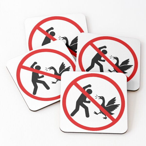 Item preview, Funny No Fighting Geese Sign designed and sold by MonkiFlipp.