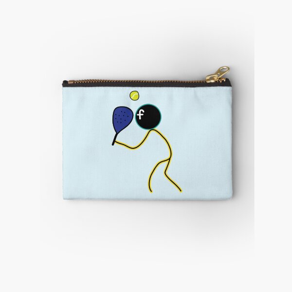 Item preview, Padel playing stickman designed and sold by fluffyfamcraft.
