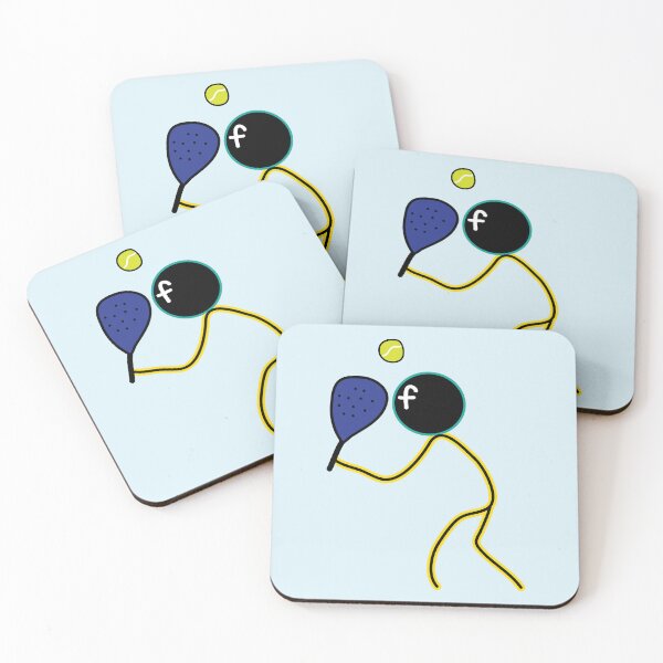 Item preview, Padel playing stickman designed and sold by fluffyfamcraft.