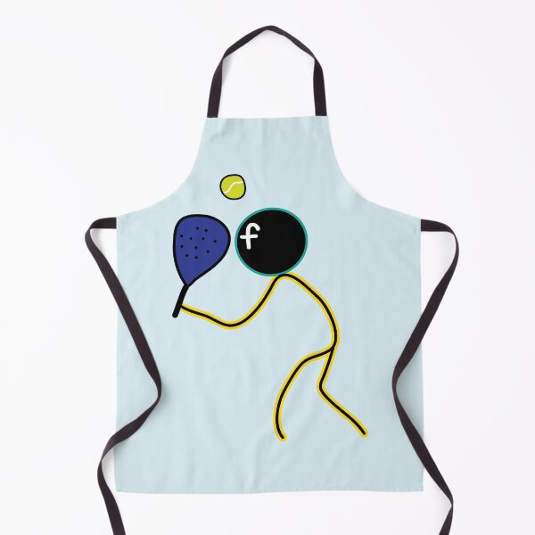Item preview, Padel playing stickman designed and sold by fluffyfamcraft.