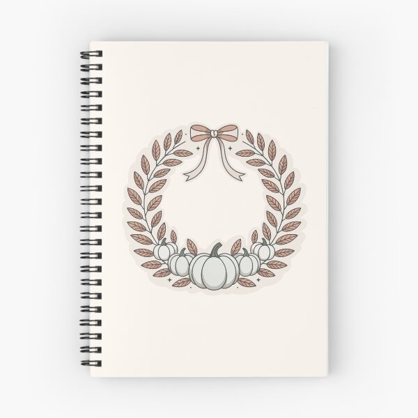 Item preview, Neutral Halloween Pumpkin Wreath designed and sold by TrendMorphic.
