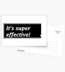 It's Super Effective Postcards
