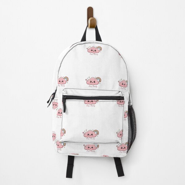 Item preview, Stay Cloudy Cute Kawaii Pink Cloud Rainbow Aesthetic Design designed and sold by Faisal Shah.