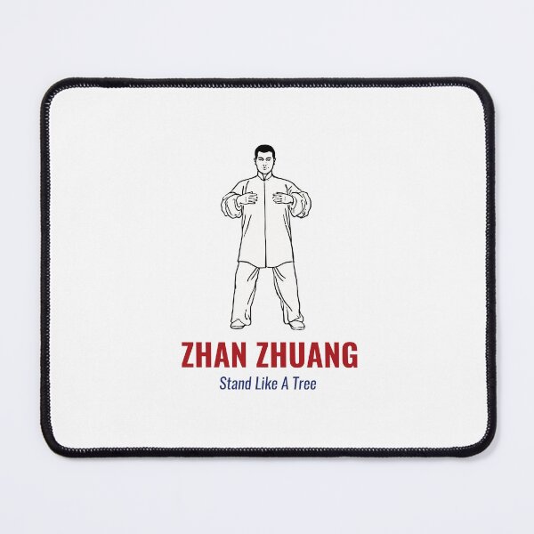 Item preview, ZHAN ZHUANG STAND LIKE A TREE T-Shirt, Sticker, Phone Case – Chinese Standing Meditation Tee | Uncle Jichuan designed and sold by Uncle-Jichuan.