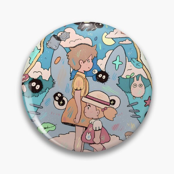 Item preview, Cute kawaii art girl [[totoros's]] go -%[ghiblis]%- aways colorfull designed and sold by Wdanti.