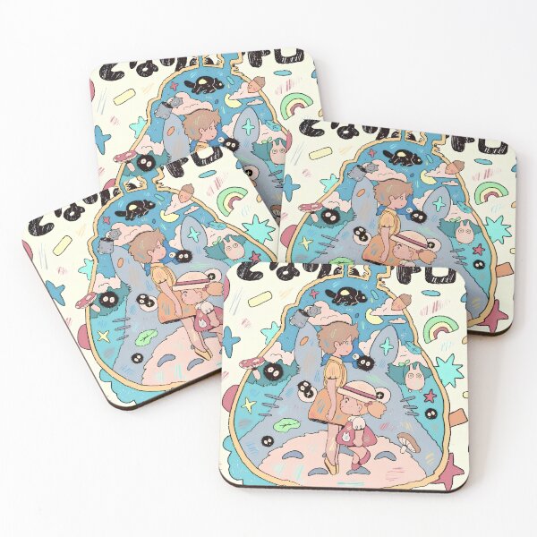 Item preview, Cute kawaii art girl [[totoros's]] go -%[ghiblis]%- aways colorfull designed and sold by Wdanti.
