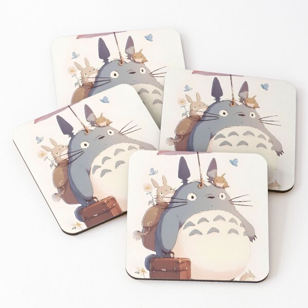 Item preview, Cute kawaii art [[totoros]] go -%[ghiblis]%- travel aways  designed and sold by Wdanti.