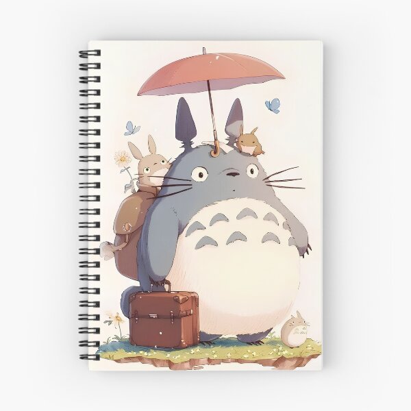 Item preview, Cute kawaii art [[totoros]] go -%[ghiblis]%- travel aways  designed and sold by Wdanti.