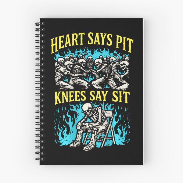 Item preview, Heart Says Pit Knees Say Sit Skeleton designed and sold by Apparel-Vortex.