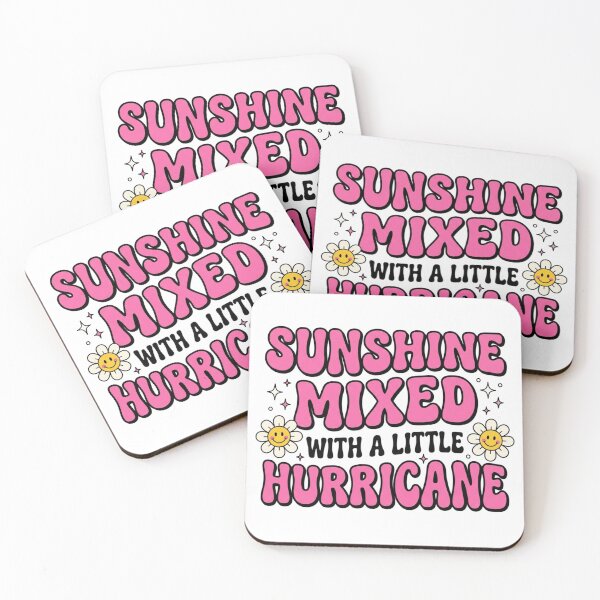 Item preview, Sunshine Mixed With A Little Hurricane Retro Groovy Kids designed and sold by raedattia.