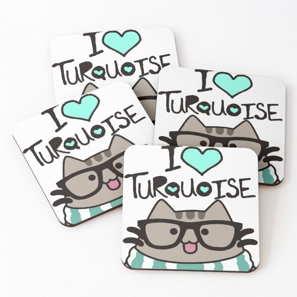 Item preview, I Heart Turquoise Plusheen designed and sold by ThinDove.