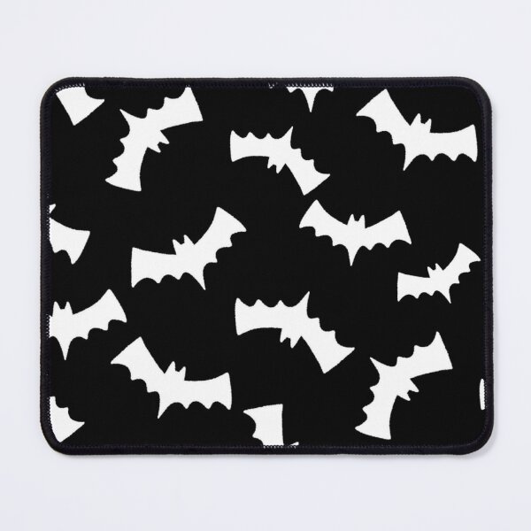 Item preview, Flying Bat Halloween Pattern | Cute Spooky Black & White Design 2026 designed and sold by Christina_Denton.
