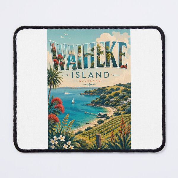 Item preview, Waiheke Island Auckland Hauraki Gulf New Zealand Coastline designed and sold by Places On Earth.