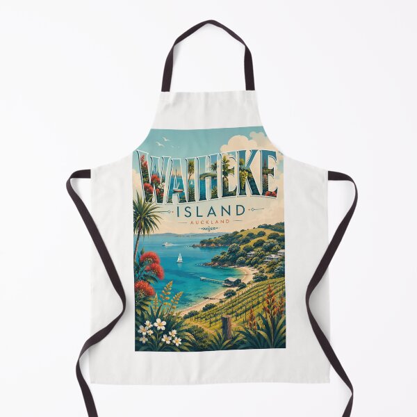 Item preview, Waiheke Island Auckland Hauraki Gulf New Zealand Coastline designed and sold by Places On Earth.