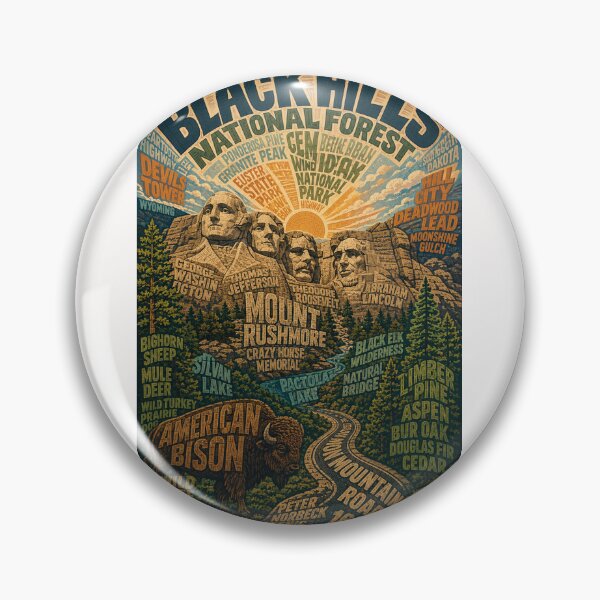 Item preview, Black Hills Mount Rushmore National Memorial South Dakota Landscape designed and sold by Places On Earth.