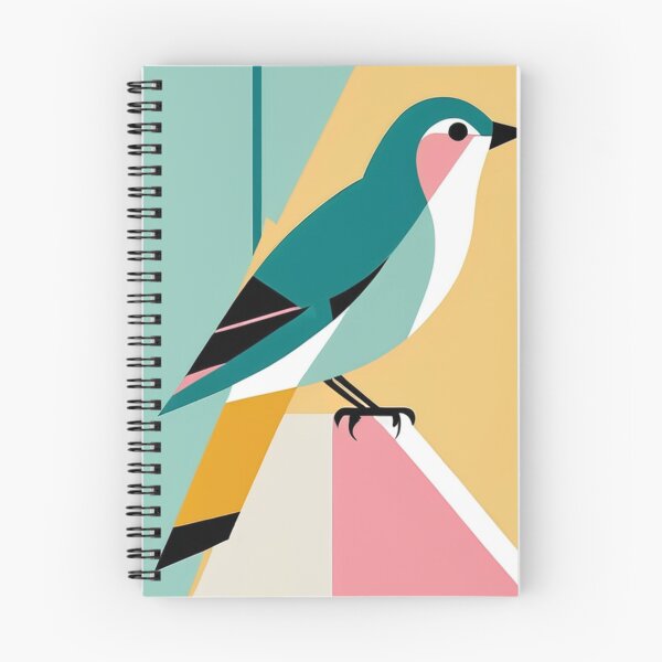 Item preview, Art - Modern Avian Motif, Colorful Geometric Composition designed and sold by World-Pets.