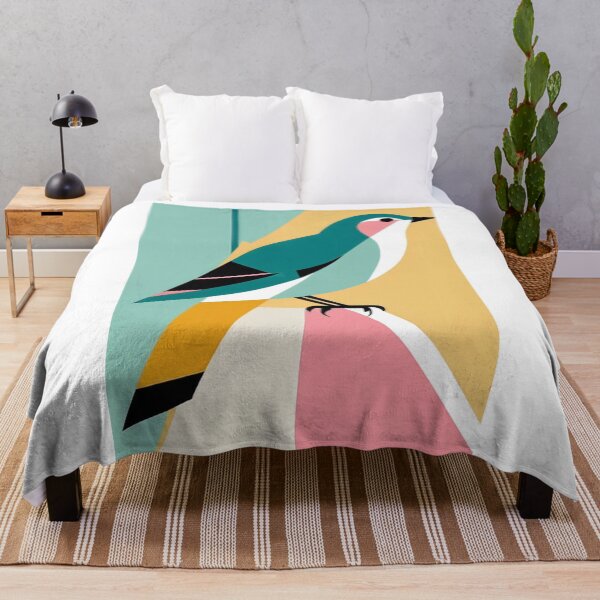 Item preview, Art - Modern Avian Motif, Colorful Geometric Composition designed and sold by World-Pets.