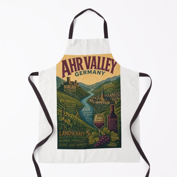 Item preview, Ahr Valley Rhineland Palatinate Germany Wine Region designed and sold by Places On Earth.
