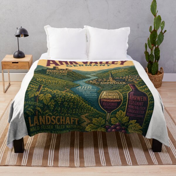 Item preview, Ahr Valley Rhineland Palatinate Germany Wine Region designed and sold by Places On Earth.