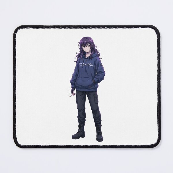 Item preview, Purple Anime Hoodie Girl Aesthetic | Dark Grunge Manga Streetwear Art designed and sold by Bhaskar Digital Art.