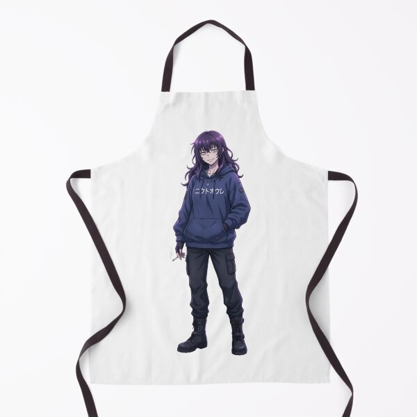 Item preview, Purple Anime Hoodie Girl Aesthetic | Dark Grunge Manga Streetwear Art designed and sold by Bhaskar Digital Art.