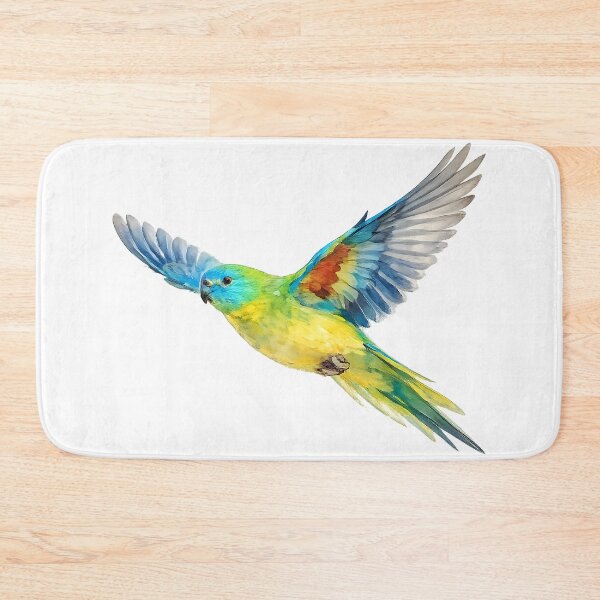 Item preview, Turquoise Parrot Watercolour — Australian Grass Parrot designed and sold by Jaruart.