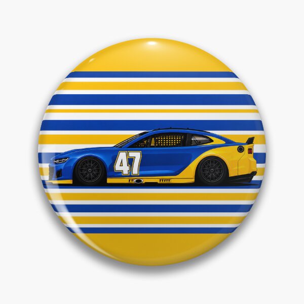 Item preview, Ricky Stenhouse Jr. #47 Blue & Yellow Nascar designed and sold by PitWallArt.