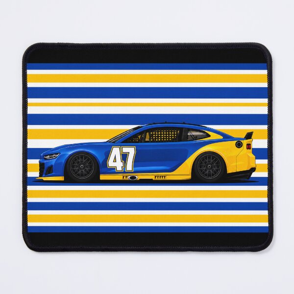 Item preview, Ricky Stenhouse Jr. #47 Blue & Yellow Nascar  designed and sold by PitWallArt.