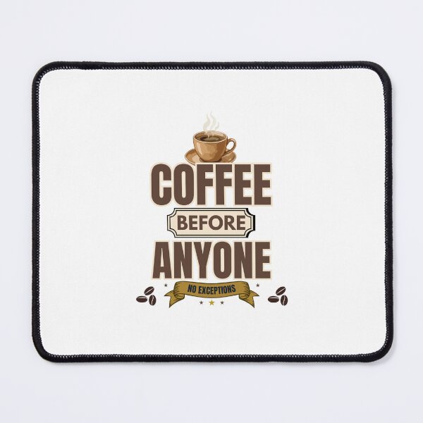 Item preview, Coffee Before Anyone Funny Vintage Coffee Lover T-Shirt designed and sold by Uvclick.