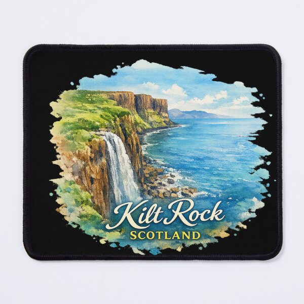 Item preview, Kilt Rock Scotland and uk travel designed and sold by DamioPolArt.