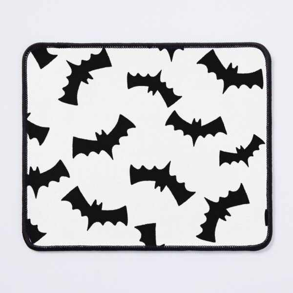 Item preview, Flying Bat Halloween Pattern | Cute Spooky White & Black Design 2026 designed and sold by Christina_Denton.