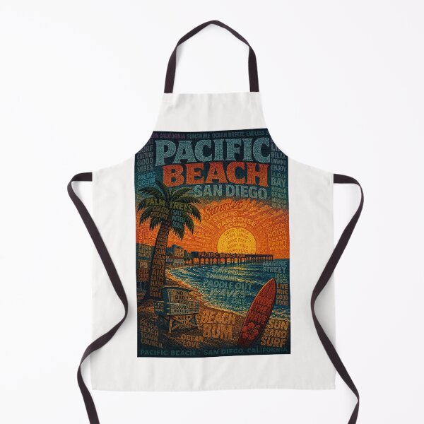 Item preview, Pacific Beach San Diego California Sunset Coastline designed and sold by Places On Earth.