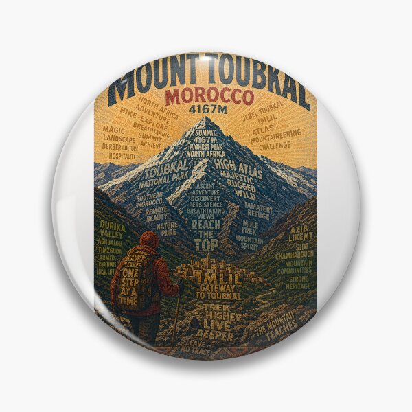 Item preview, Mount Toubkal High Atlas Morocco Summit designed and sold by Places On Earth.