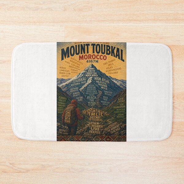 Item preview, Mount Toubkal High Atlas Morocco Summit designed and sold by Places On Earth.