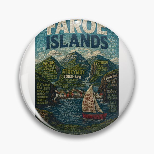 Item preview, Faroe Islands Torshavn North Atlantic Archipelago designed and sold by Places On Earth.