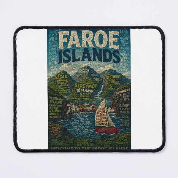 Item preview, Faroe Islands Torshavn North Atlantic Archipelago designed and sold by Places On Earth.