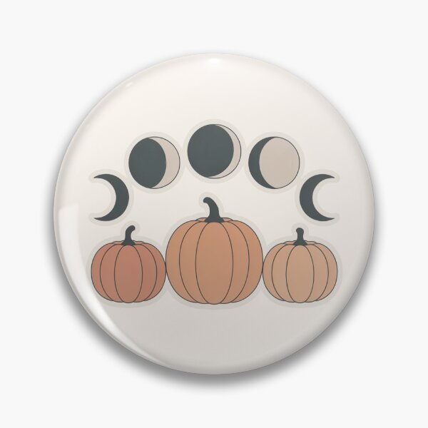 Item preview, Soft Spooky Moon Phase Pumpkins designed and sold by TrendMorphic.