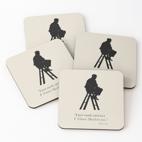 Item preview, Billy Wilder Portrait with Iconic Quote | Classic Cinema designed and sold by FULLER FACTORY.
