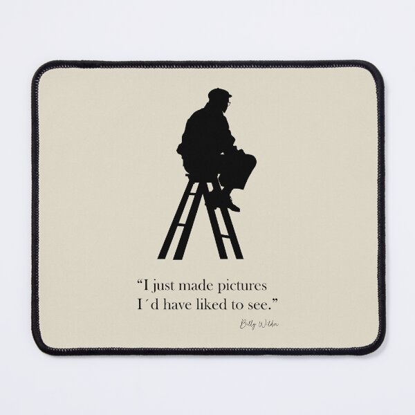 Item preview, Billy Wilder Portrait with Iconic Quote | Classic Cinema designed and sold by FULLER FACTORY.