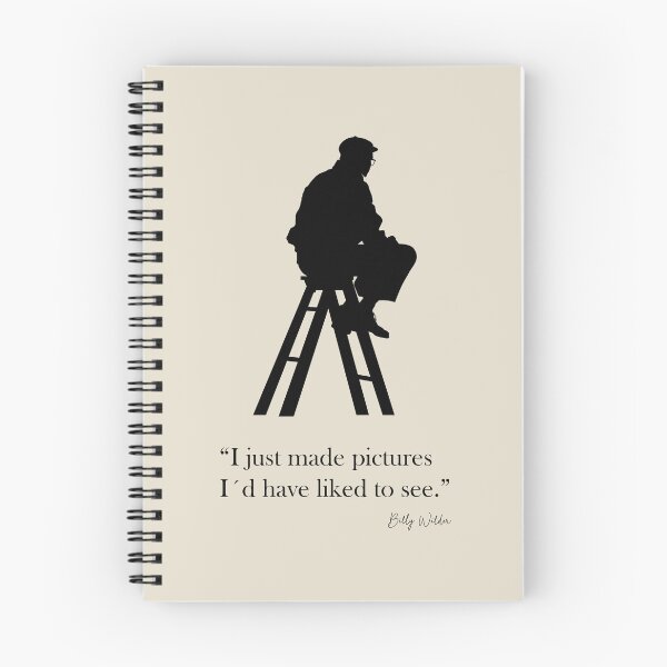 Item preview, Billy Wilder Portrait with Iconic Quote | Classic Cinema designed and sold by FULLER FACTORY.
