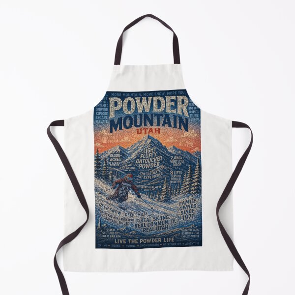 Item preview, Powder Mountain Utah Wasatch Range Ski Resort and James Peak Adventure designed and sold by Places On Earth.