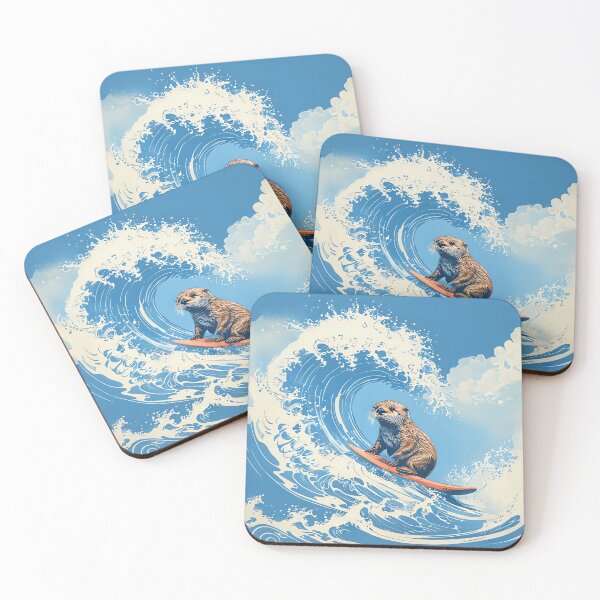 Item preview, Otter Wave Rider designed and sold by ONYX Pixee.