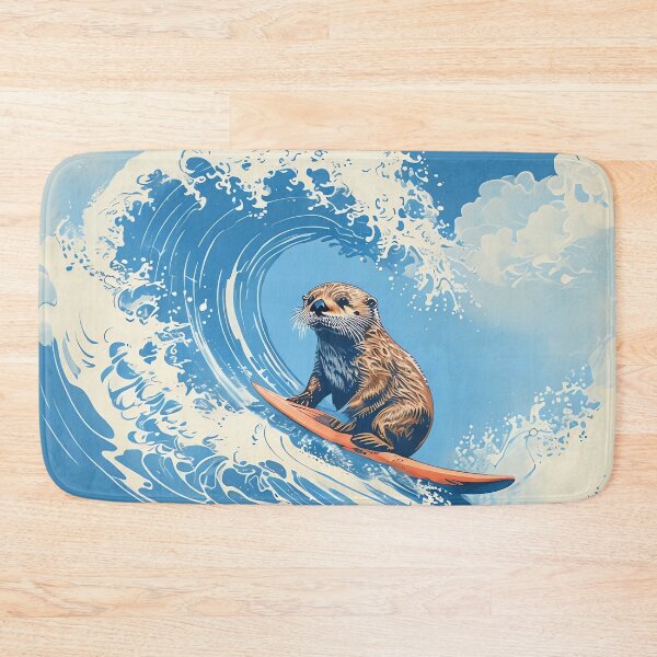 Item preview, Otter Wave Rider designed and sold by ONYX Pixee.
