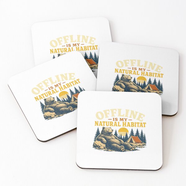 Item preview, Offline Is My Natural Habitat designed and sold by Peak Pop Studio..