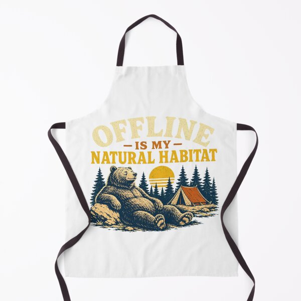 Item preview, Offline Is My Natural Habitat designed and sold by Peak Pop Studio..