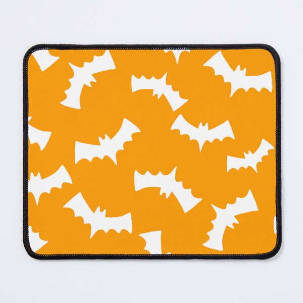 Item preview, Flying Bat Halloween Pattern | Cute Spooky White & Orange Design 2026 designed and sold by Christina_Denton.